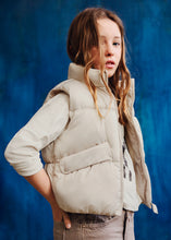 Load image into Gallery viewer, Girl's Satin Puffer Vest
