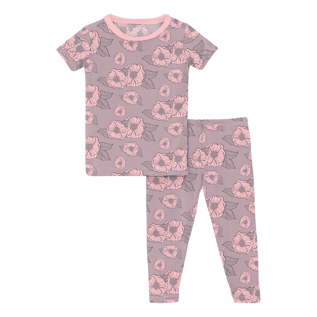 Sweet Pea Poppies Pajama Set