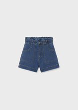 Load image into Gallery viewer, Paper-Bag Waist Jean Shorts
