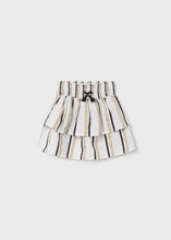 Load image into Gallery viewer, Neutral Stripes Smocked Skirt
