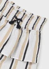Load image into Gallery viewer, Neutral Stripes Smocked Skirt
