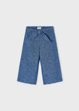 Load image into Gallery viewer, Chambray Linen Cropped Pant
