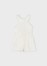 Load image into Gallery viewer, Ivory Cut-Out Back Romper
