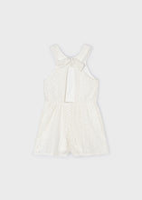 Load image into Gallery viewer, Ivory Cut-Out Back Romper
