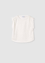 Load image into Gallery viewer, Ivory Glitter Polka Dot Top
