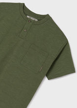 Load image into Gallery viewer, Olive Henley Pocket Tee
