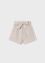 Load image into Gallery viewer, Tan Stripes Beach Short
