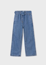 Load image into Gallery viewer, Flowy Chambray Denim Pant
