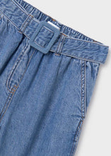 Load image into Gallery viewer, Flowy Chambray Denim Pant
