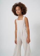 Load image into Gallery viewer, Tan Stripes Jumpsuit
