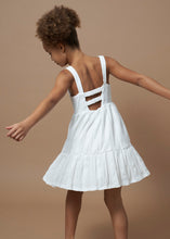 Load image into Gallery viewer, White Openwork Sundress
