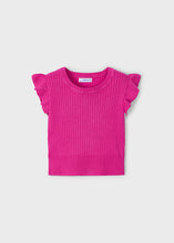 Load image into Gallery viewer, Ribbed Magenta Knit Top
