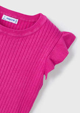 Load image into Gallery viewer, Ribbed Magenta Knit Top
