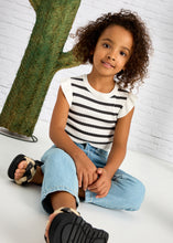 Load image into Gallery viewer, Ribbed Knit Flutter Sleeve Top

