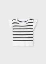 Load image into Gallery viewer, Ribbed Knit Flutter Sleeve Top
