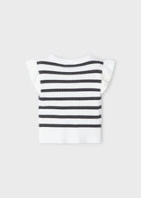Load image into Gallery viewer, Ribbed Knit Flutter Sleeve Top
