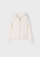 Load image into Gallery viewer, Hooded Cream Cardigan
