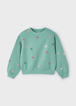 Load image into Gallery viewer, Teal Applique Sweatshirt
