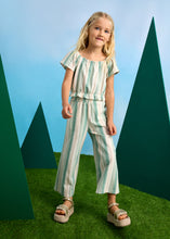Load image into Gallery viewer, Jade Striped Shirt And Pant Set
