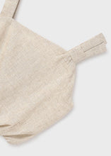 Load image into Gallery viewer, Linen Asymmetrical Top With Bow
