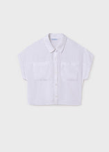Load image into Gallery viewer, Flowy Blouse In White
