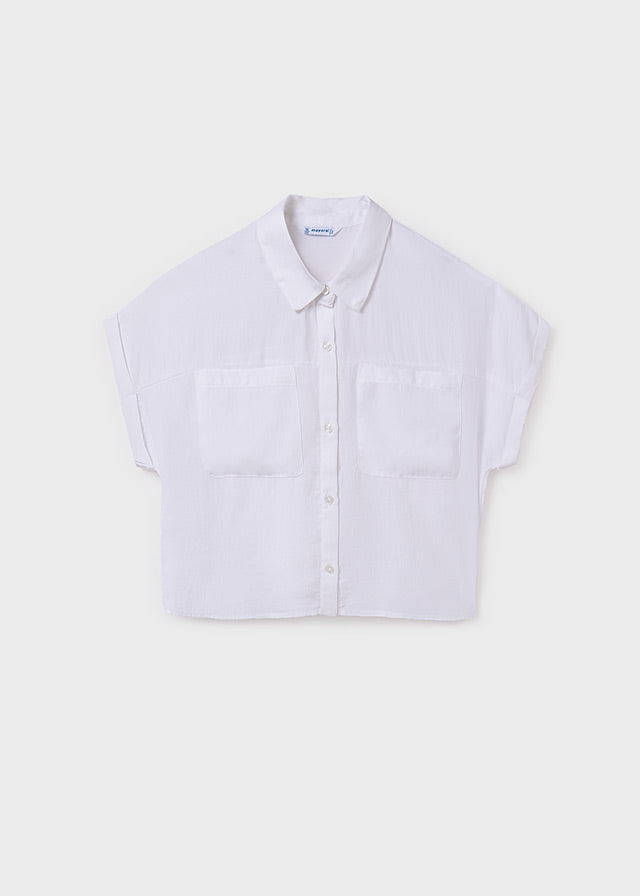 Flowy Blouse In White