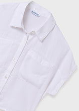 Load image into Gallery viewer, Flowy Blouse In White
