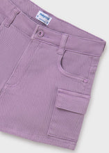 Load image into Gallery viewer, Purple Cargo Twill Shorts
