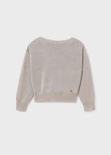 Load image into Gallery viewer, Elegant Ribbed Almond Mix Sweater
