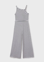 Load image into Gallery viewer, Black And White Striped Jumpsuit
