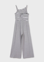 Load image into Gallery viewer, Black And White Striped Jumpsuit
