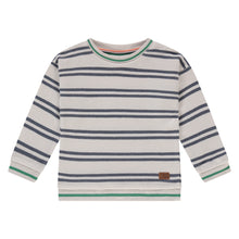 Load image into Gallery viewer, Navy Stripes Lightweight Sweater
