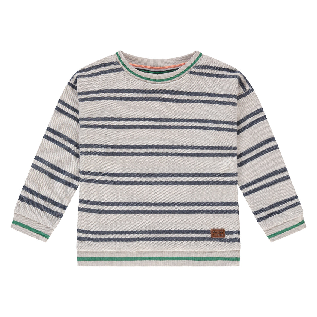 Navy Stripes Lightweight Sweater