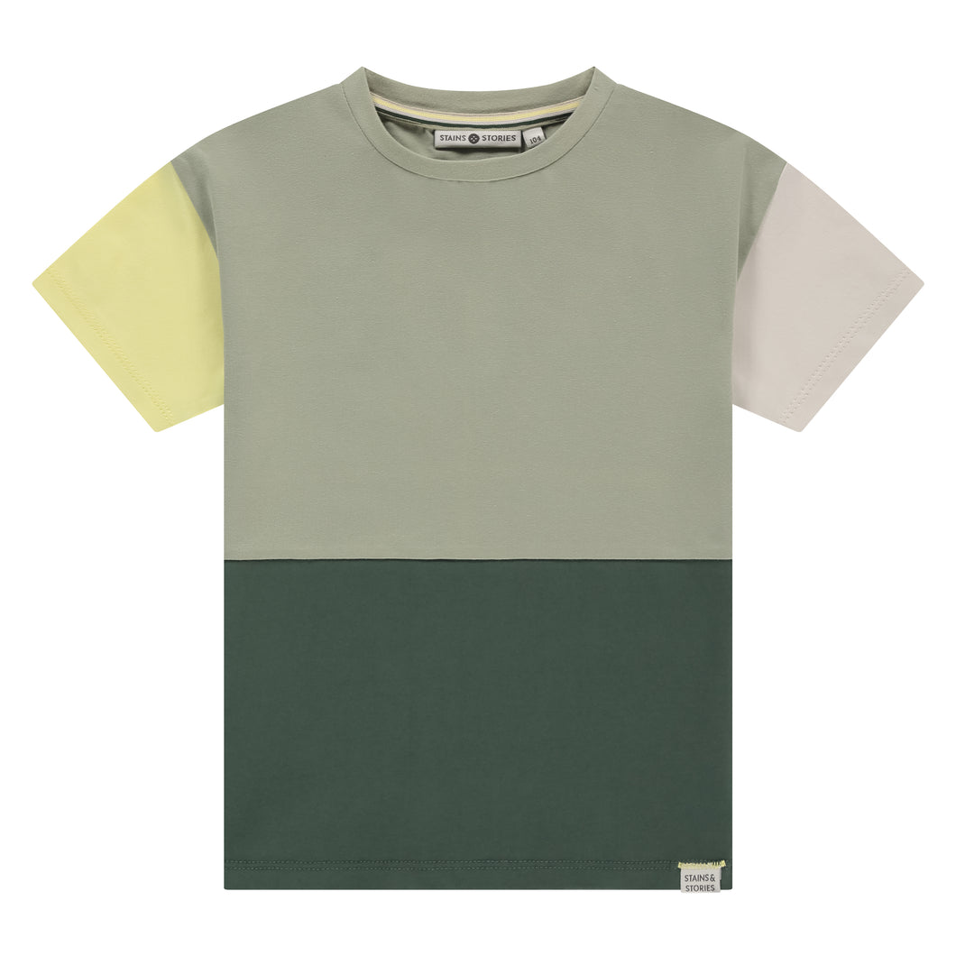 Pistachio Colorblock Tee