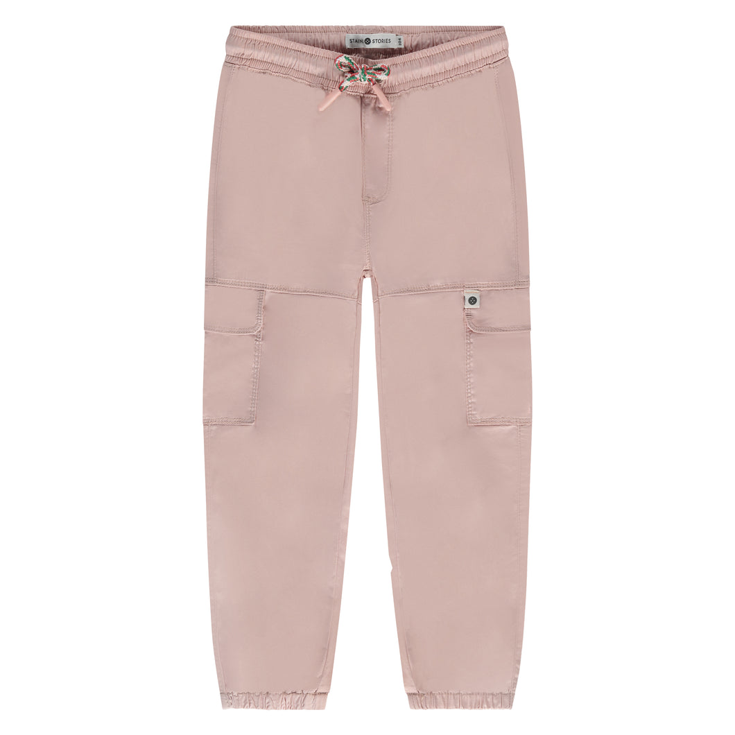 Blush Cargo Joggers