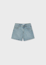 Load image into Gallery viewer, Light Wash Basic Denim Girl's Shorts
