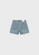 Load image into Gallery viewer, Light Wash Basic Denim Girl's Shorts
