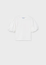 Load image into Gallery viewer, Puffed Sleeve Ribbed Top
