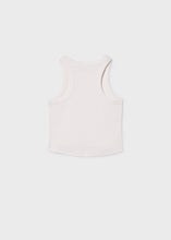 Load image into Gallery viewer, Gold-Studded Ribbed Racerback Top
