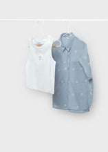Load image into Gallery viewer, 2-Piece Daisy Tank And Blouse Set
