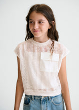 Load image into Gallery viewer, Ivory 2-Piece Knit Top With Tank Set
