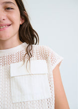 Load image into Gallery viewer, Ivory 2-Piece Knit Top With Tank Set
