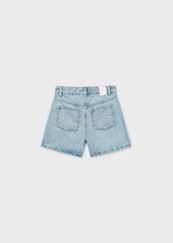 Load image into Gallery viewer, Light Wash Riveted Girl's Denim Shorts
