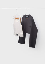Load image into Gallery viewer, Sporty 2-Piece Sweatshirt And Tank Top Set
