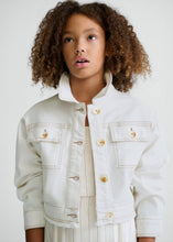 Load image into Gallery viewer, Cream Frayed Twill Jacket
