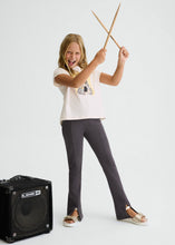 Load image into Gallery viewer, Ribbed Flared Athletic Pant
