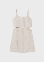 Load image into Gallery viewer, Cut-Out Stripped Romper
