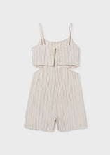 Load image into Gallery viewer, Cut-Out Stripped Romper

