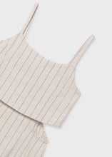 Load image into Gallery viewer, Cut-Out Stripped Romper
