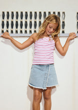Load image into Gallery viewer, Denim Fray Edged Skort
